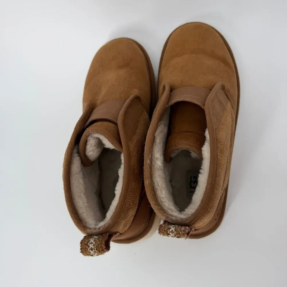 Ugg Men's Chestnut Brown Suede Neumel Flex Casual Boots‎ Size 10 M